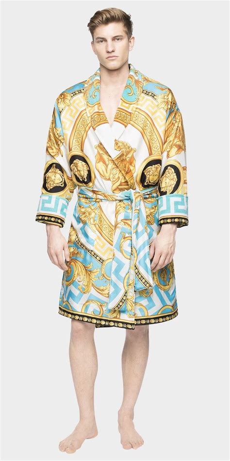 versace silk robbery|Versace bathrobes.